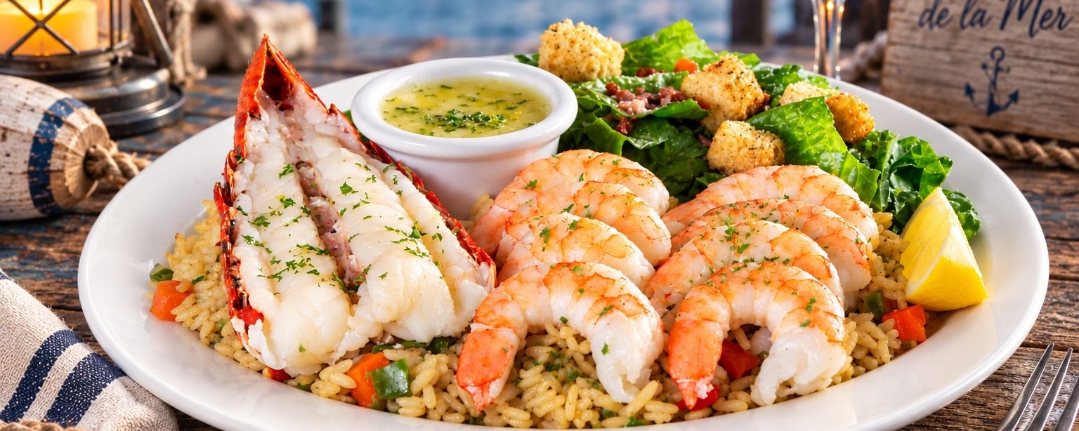 queue de homard et mer